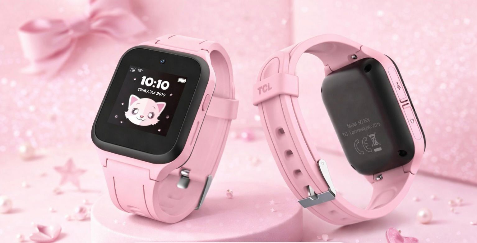 Reloj Niños TCL Movetime Rosado - Niños con GPS