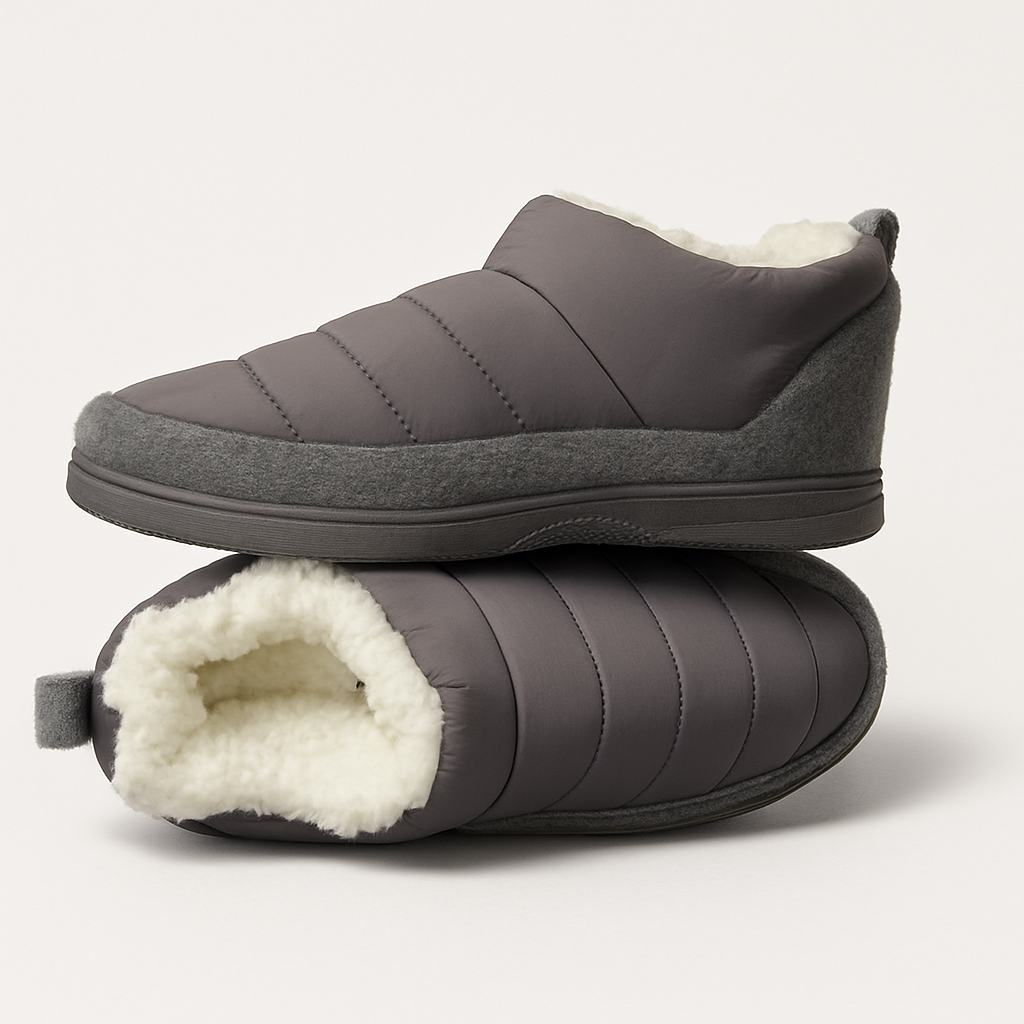Slipper Boots Gris – Talla 38 | Botines Pantufla Cómodos y Estilosos
