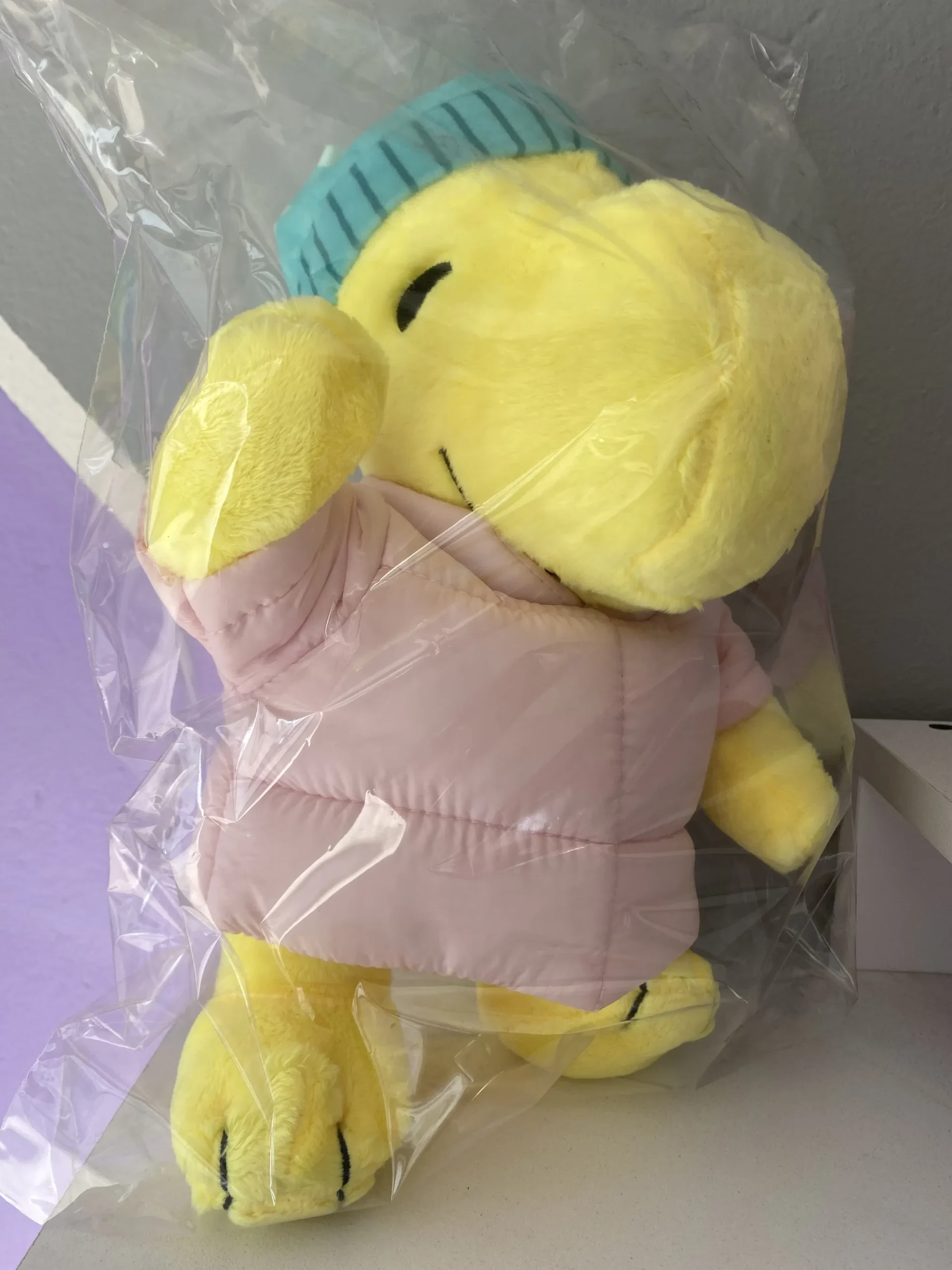 Peluche Snoopy Puffy Jacket - Rosada Original