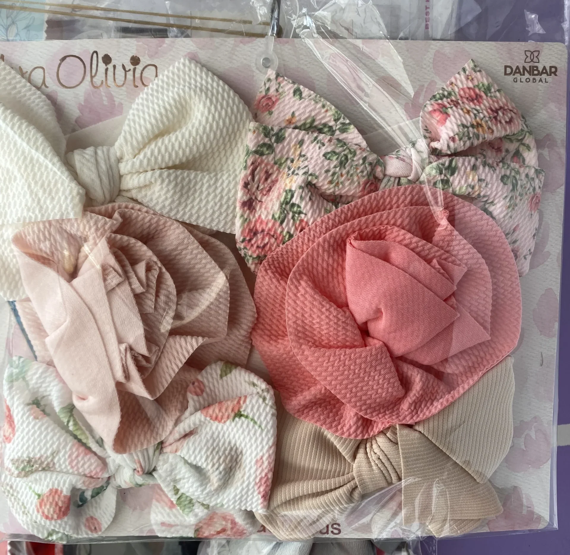 Cintillos o Balacas Bebe , suaves Kit x 6- Importados