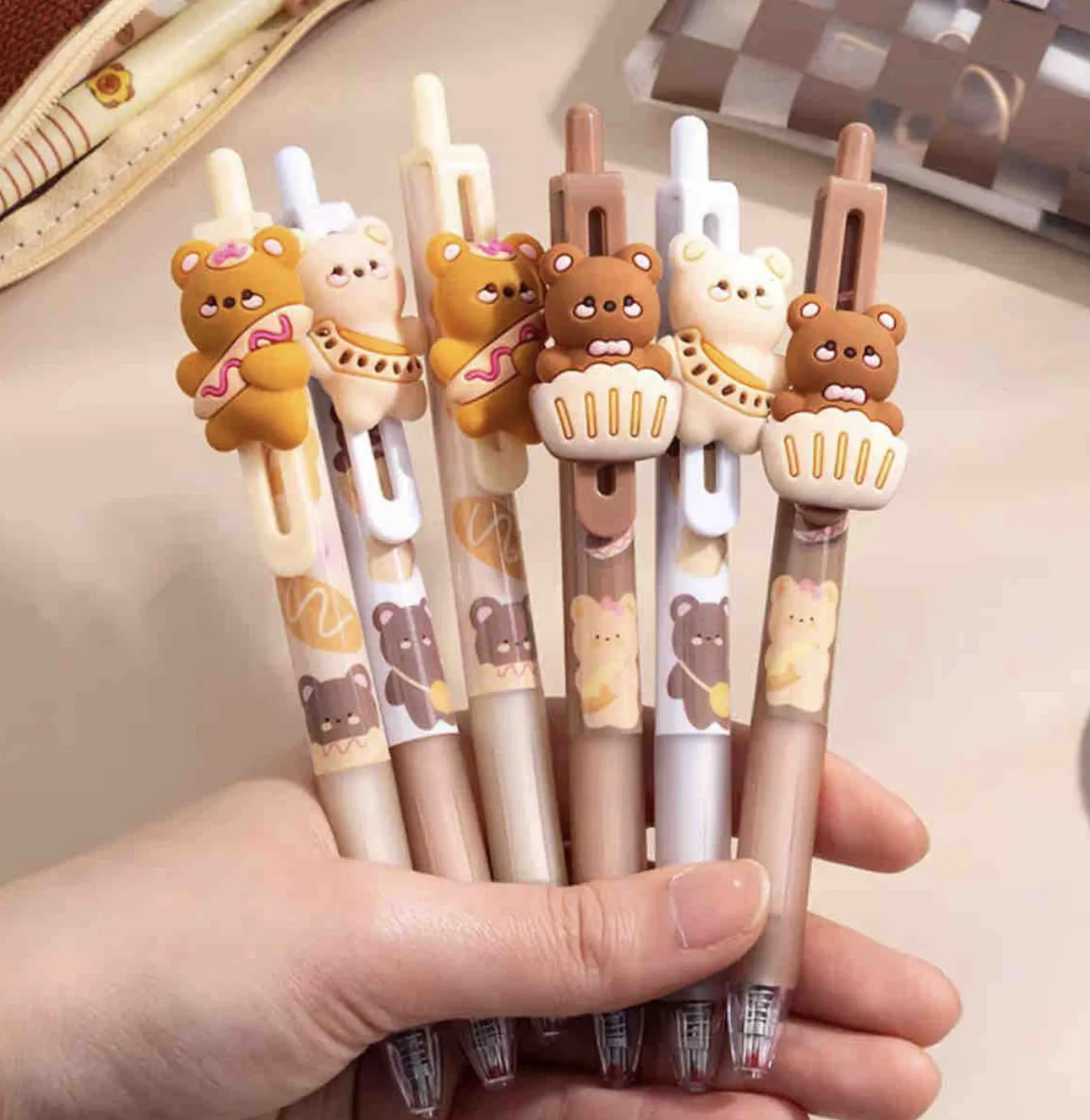 Esfero con diseño de osito – por unidad