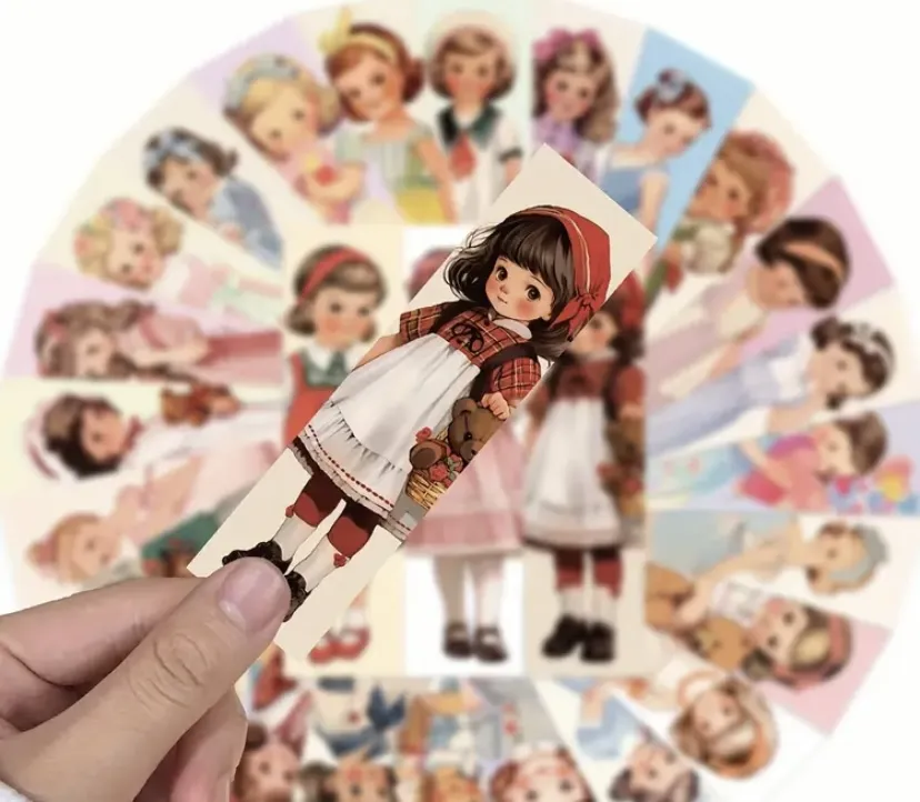 Separadores de pagina Muñequitas surtidas paquete x 3