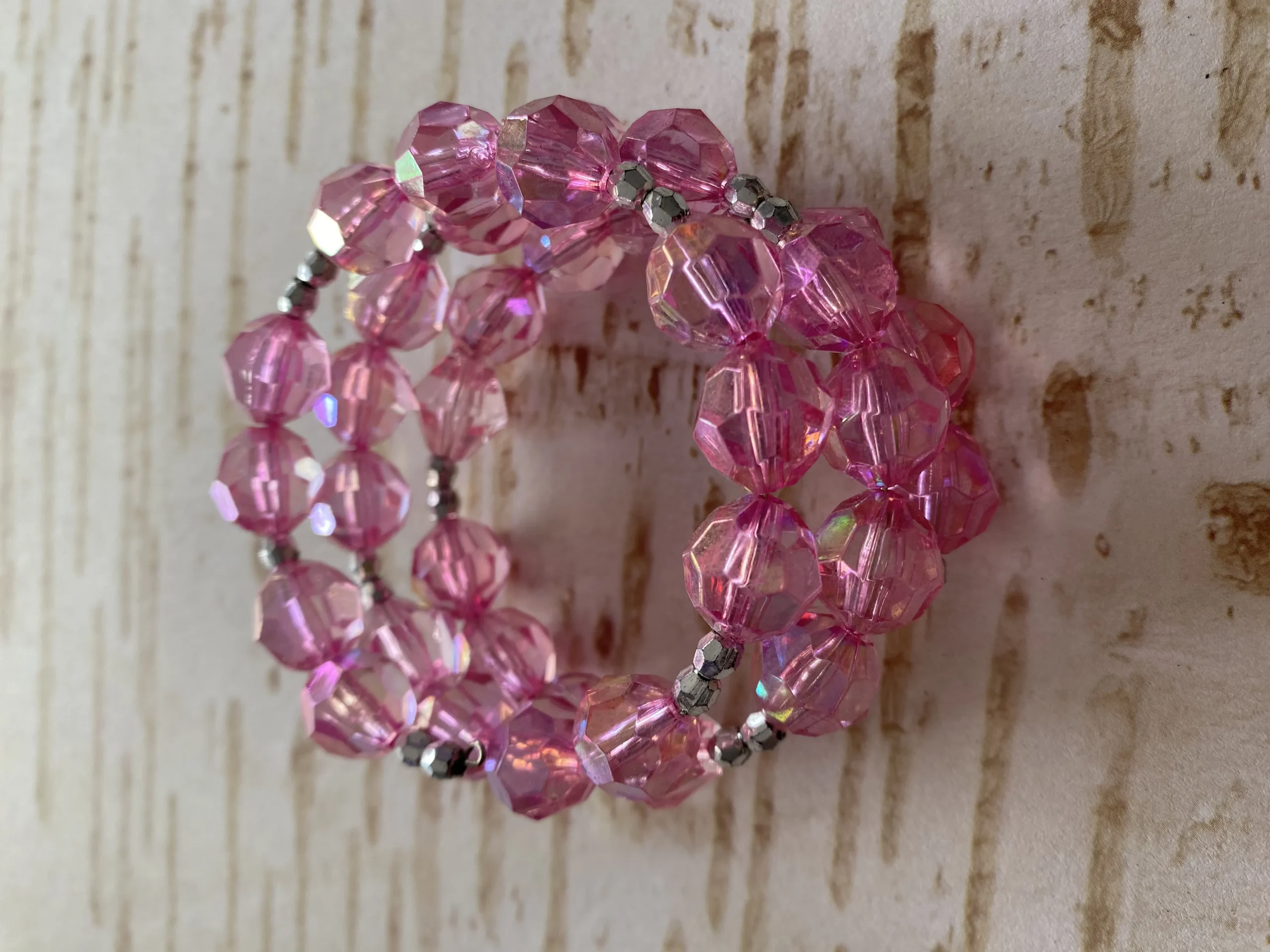 Pulsera Rosa Espiral