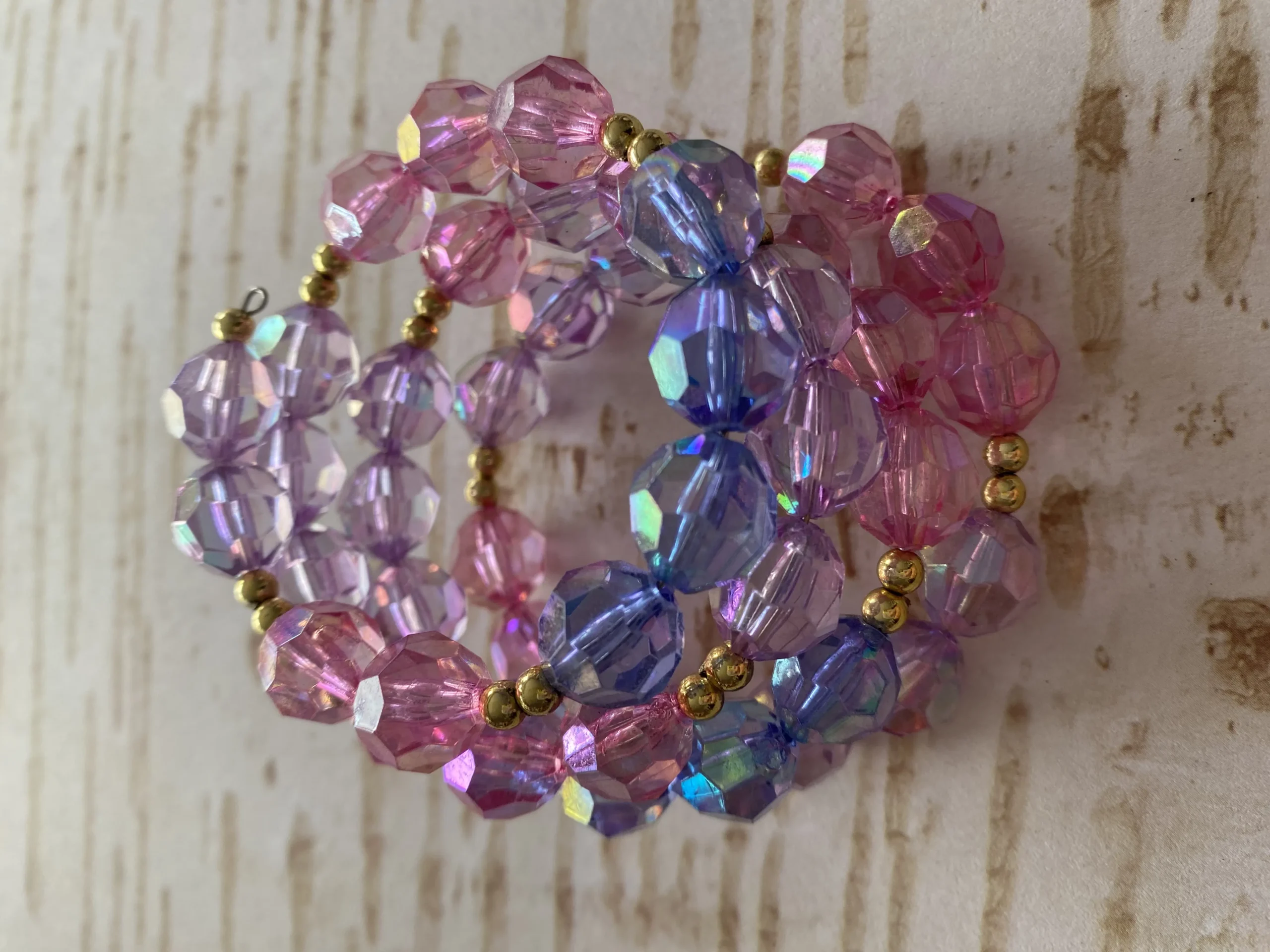 Pulsera Rosa-azul Espiral