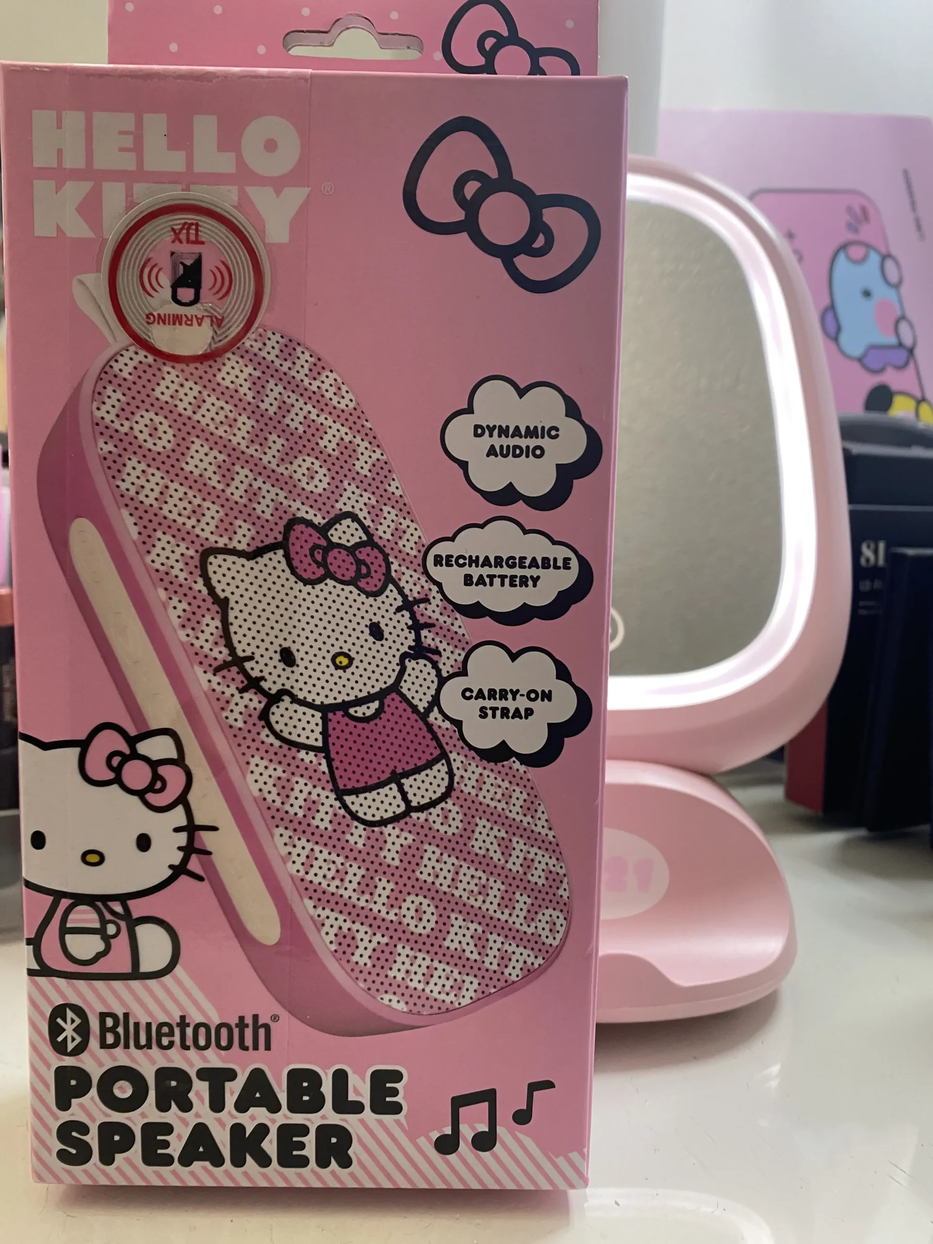 Speaker Hello Kitty - Portatil con Bluetooth Rosado