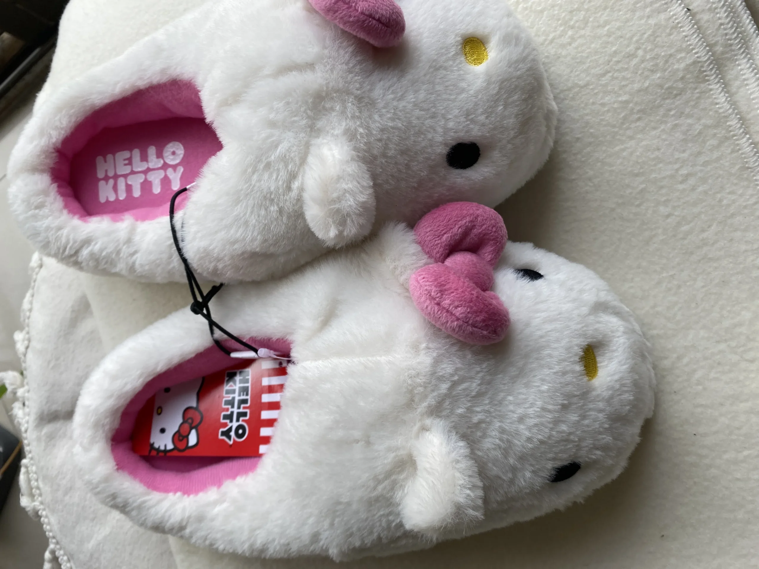 Pantuflas Hello Kitty Talla 35/36 Color Blanco